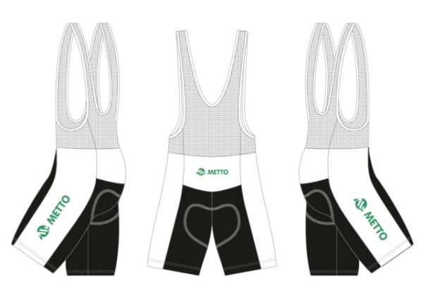 Spodenki kolarskie panel prosty