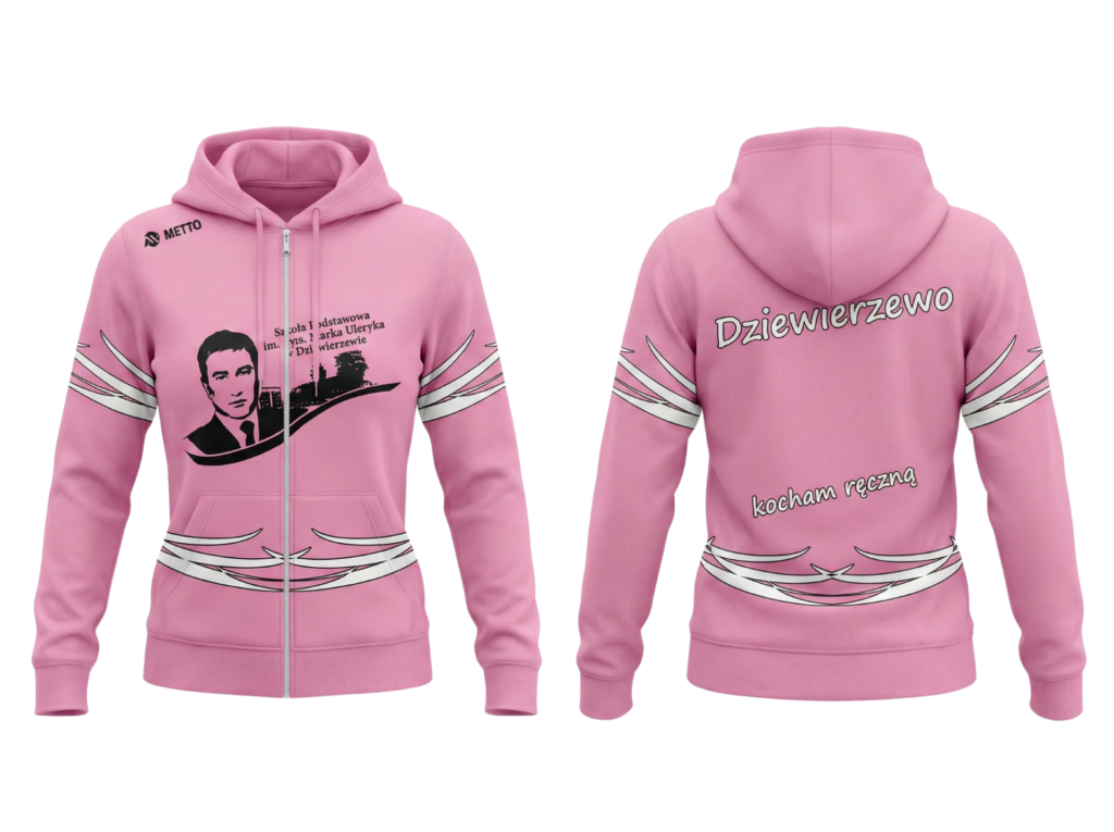 bluza rozpinana z kapturem damska