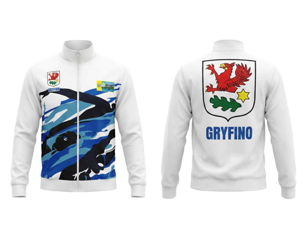 bluza rozpinana ze stójką męska